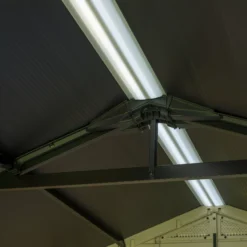 Keter Factor 8x8 Apex Beige Plastic Shed With Floor -Plant Garden World keter factor 8x8 apex beige plastic shed with floor7290103664954 38c