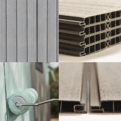 Keter Oakland 7515 Tongue & Groove Grey Plastic 2 Door 6 Windows Shed (Base Included) -Plant Garden World keter oakland 7515 tongue groove grey plastic 2 door 6 windows shed base included 7290112635020 46c BQ