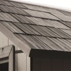 Keter Oakland Apex Anthracite Grey Plastic 2 Door 2 Windows Shed With Floor -Plant Garden World keter oakland apex anthracite grey plastic 2 door 2 windows shed with floor7290106928459 06c bq