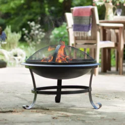 La Hacienda Albion Steel Firepit 15 La Hacienda Albion Steel Firepit -Plant Garden World la hacienda albion steel firepit5055025581657 06i bq