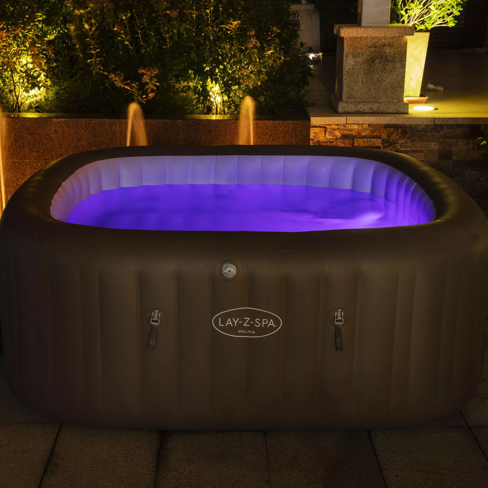 Lay-Z-Spa Palma Hydrojet 0 Person Inflatable Hot Tub 2 Lay-Z-Spa Palma Hydrojet 0 Person Inflatable Hot Tub - Image 2