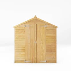 Mercia 10x6 Ft Apex Overlap Wooden 2 Door 4 Windows Shed With Floor -Plant Garden World mercia 10x6 ft apex overlap wooden 2 door 4 windows shed with floor5029442074412 02c