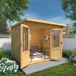 Mercia 10x8 Pent Tongue & Groove Cabin With Double Door 19 Mercia 10x8 Pent Tongue & Groove Cabin With Double Door -Plant Garden World mercia 10x8 pent tongue groove cabin with double door5029442002446 02i bq