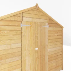Mercia 12x8 Ft Apex Overlap Wooden 2 Door 4 Windows Shed With Floor -Plant Garden World mercia 12x8 ft apex overlap wooden 2 door 4 windows shed with floor5029442075136 04c