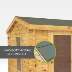 Mercia 13x10 Pent Tongue & Groove Cabin With Double Door 13 Mercia 13x10 Pent Tongue & Groove Cabin With Double Door -Plant Garden World mercia 13x10 pent tongue groove cabin with double door5029442002453 36c bq