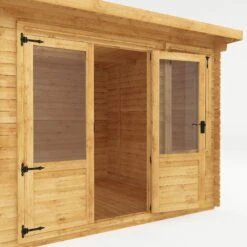 Mercia 13x10 Pent Tongue & Groove Cabin With Double Door 15 Mercia 13x10 Pent Tongue & Groove Cabin With Double Door -Plant Garden World mercia 13x10 pent tongue groove cabin with double door5029442002453 39c bq