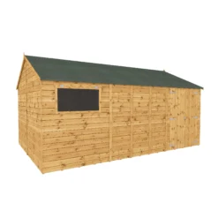 Mercia 16x10 Apex Shiplap Workshop With Double Door