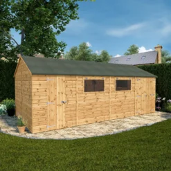 Mercia 20x10 Apex Shiplap Workshop With Double Door -Plant Garden World mercia 20x10 apex shiplap workshop with double door5029442006307 02i bq