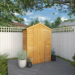 Mercia 4x3 Ft Apex Overlap Wooden Shed With Floor 17 Mercia 4x3 Ft Apex Overlap Wooden Shed With Floor -Plant Garden World mercia 4x3 ft apex overlap wooden shed with floor5029442090252 01i