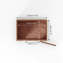 Mercia 4x3 Ft Apex Overlap Wooden Shed With Floor 15 Mercia 4x3 Ft Apex Overlap Wooden Shed With Floor -Plant Garden World mercia 4x3 ft apex overlap wooden shed with floor5029442090252 02t