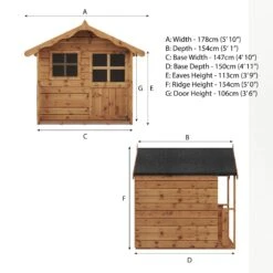 Mercia 5x5 Poppy Timber Playhouse Assembly Service Included 7 Mercia 5x5 Poppy Timber Playhouse Assembly Service Included -Plant Garden World mercia 5x5 poppy timber playhouse assembly service included5029442002248 02t