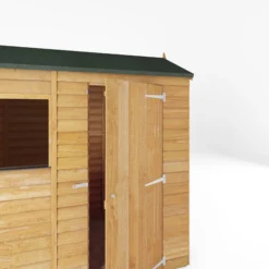 Mercia 6x4 Ft Reverse Apex Overlap Wooden Shed With Floor -Plant Garden World mercia 6x4 ft reverse apex overlap wooden shed with floor5029442076959 04c