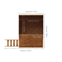 Mercia 7x6 Poppy Apex Shiplap Tower Playhouse - Assembly Service Included -Plant Garden World mercia 7x6 poppy apex shiplap tower playhouse assembly service included5029442002255 02t bq