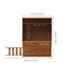 Mercia 7x6 Poppy Apex Shiplap Tower Playhouse -Plant Garden World mercia 7x6 poppy apex shiplap tower playhouse5029442076379 02t bq