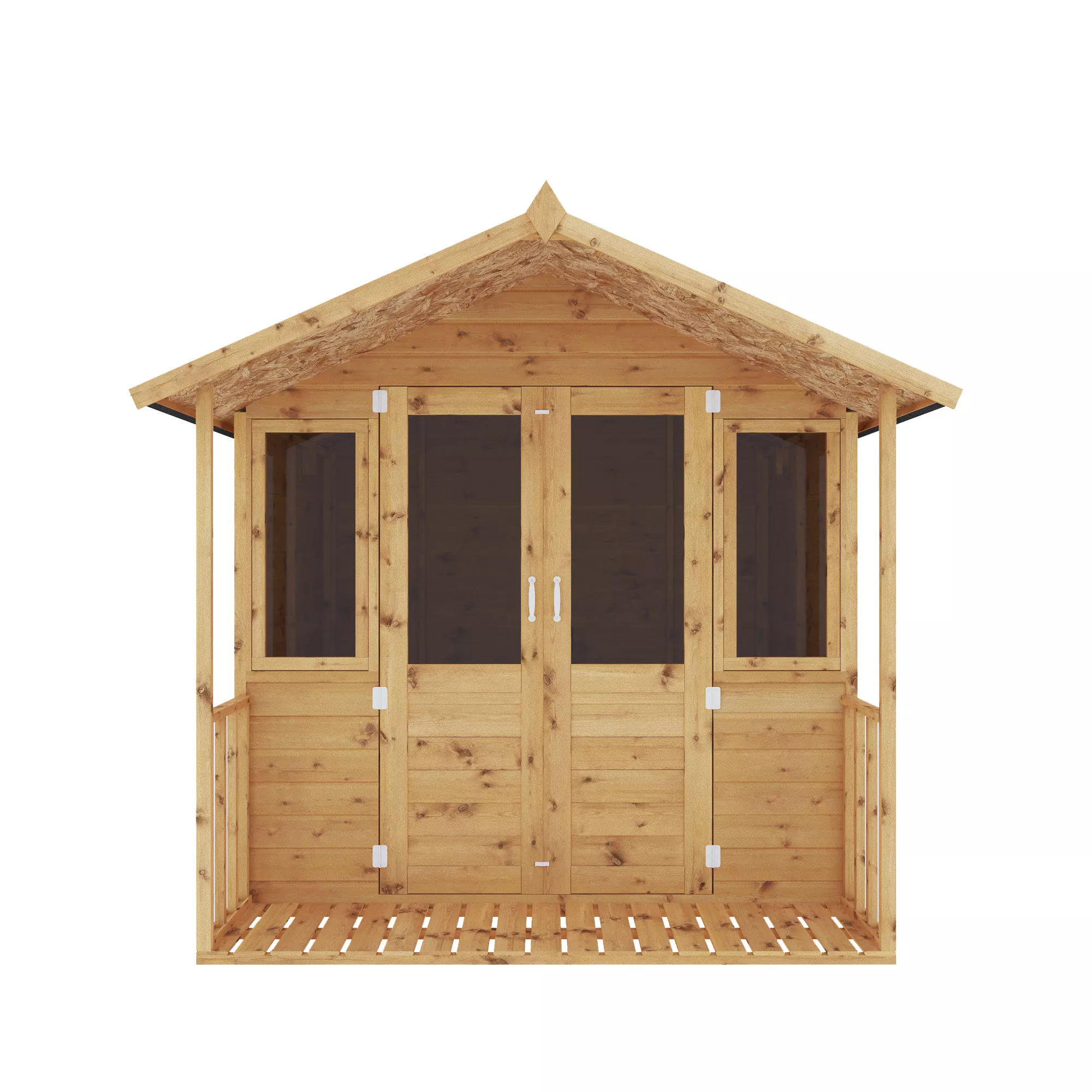 Mercia 7x7 Apex Tongue & Groove Summer House With Double Door 2 Mercia 7x7 Apex Tongue & Groove Summer House With Double Door - Image 2
