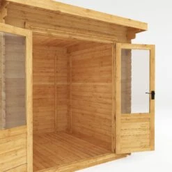 Mercia 8x8 Pent Tongue & Groove Cabin With Double Door 14 Mercia 8x8 Pent Tongue & Groove Cabin With Double Door -Plant Garden World mercia 8x8 pent tongue groove cabin with double door5029442002439 39c bq