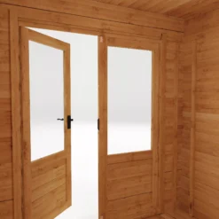 Mercia 8x8 Pent Tongue & Groove Cabin With Double Door 16 Mercia 8x8 Pent Tongue & Groove Cabin With Double Door -Plant Garden World mercia 8x8 pent tongue groove cabin with double door5029442002439 41c bq