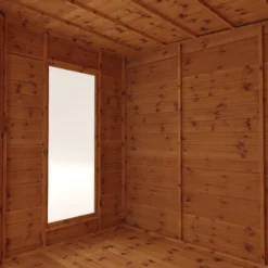 Mercia Corner 8x8 Ft Flat Shiplap Wooden Summer House With Double Door -Plant Garden World mercia corner 8x8 ft flat shiplap wooden summer house with double door5029442076553 04c