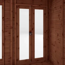 Mercia Maine 14x6 Ft Pent Shiplap Wooden Summer House With Double Door -Plant Garden World mercia maine 14x6 ft pent shiplap wooden summer house with double door5029442008721 06c