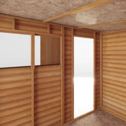 Mercia Pent Overlap Solid Wood Shed With Floor -Plant Garden World mercia pent overlap solid wood shed with floor5029442075150 03c