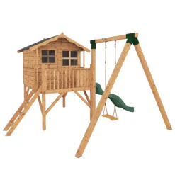 Mercia Playhouse Brown Slide -Plant Garden World mercia playhouse brown slide5029442002279 01c BQ