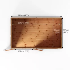 Mercia Premium 10x6 Ft Pent Shiplap Wooden 2 Door Shed With Floor 17 Mercia Premium 10x6 Ft Pent Shiplap Wooden 2 Door Shed With Floor -Plant Garden World mercia premium 10x6 ft pent shiplap wooden 2 door shed with floor5029442009285 02t