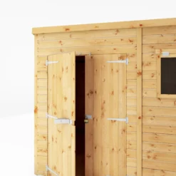 Mercia Premium 10x6 Ft Pent Shiplap Wooden 2 Door Shed With Floor 13 Mercia Premium 10x6 Ft Pent Shiplap Wooden 2 Door Shed With Floor -Plant Garden World mercia premium 10x6 ft pent shiplap wooden 2 door shed with floor5029442009285 04c