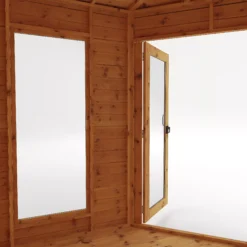 Mercia Summer House 12x8 Ft Pent Shiplap Solid Wood Summer House With Double Door -Plant Garden World mercia summer house 12x8 ft pent shiplap solid wood summer house with double door5029442002569 05c bq