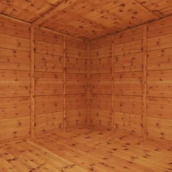 Mercia Summer House 13x9 Ft Pent Shiplap Solid Wood Summer House With Double Door -Plant Garden World mercia summer house 13x9 ft pent shiplap solid wood summer house with double door5029442002576 05c bq