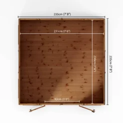 Mercia Sussex 8x8 Ft Apex Shiplap Wooden Summer House With Double Door -Plant Garden World mercia sussex 8x8 ft apex shiplap wooden summer house with double door5029442006901 02t