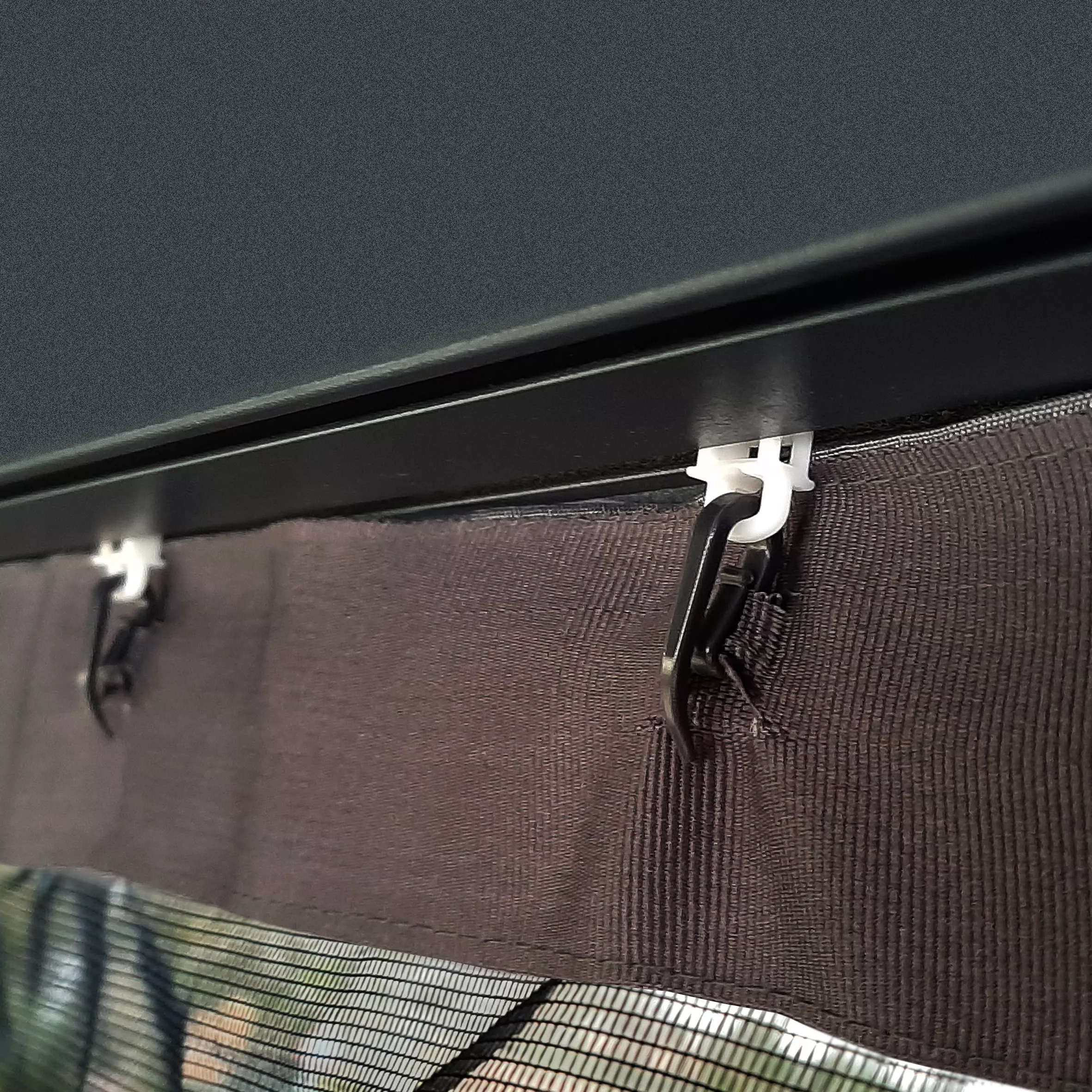 Palram - Canopia Dallas Grey Polyester (PES) Gazebo Netting, Pack Of 4 (L)2120mm (W)4090mm 3 Palram - Canopia Dallas Grey Polyester (PES) Gazebo Netting, Pack Of 4 (L)2120mm (W)4090mm - Image 3