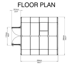 Palram - Canopia Hobby Gardner Green 8x8 Greenhouse 14 Palram - Canopia Hobby Gardner Green 8x8 Greenhouse -Plant Garden World palram canopia hobby gardner green 8x8 greenhouse7290103121655 01t bq