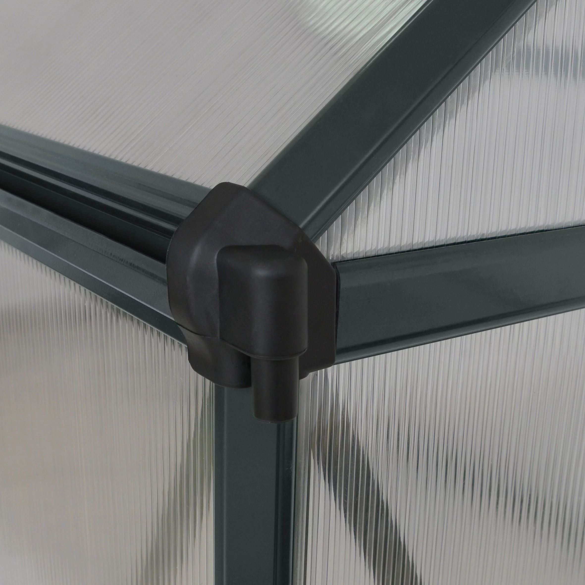 Palram - Canopia Mythos Grey 6X6 Greenhouse 2 Palram - Canopia Mythos Grey 6X6 Greenhouse - Image 2