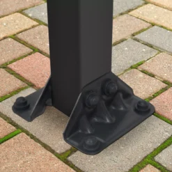 Palram - Canopia Olympia Grey Non-retractable Awning, (L)3.07m (H)3.05m (W)2.95m -Plant Garden World palram canopia olympia grey non retractable awning l 3 07m h 3 05m w 2 95m7290108133967 02i bq