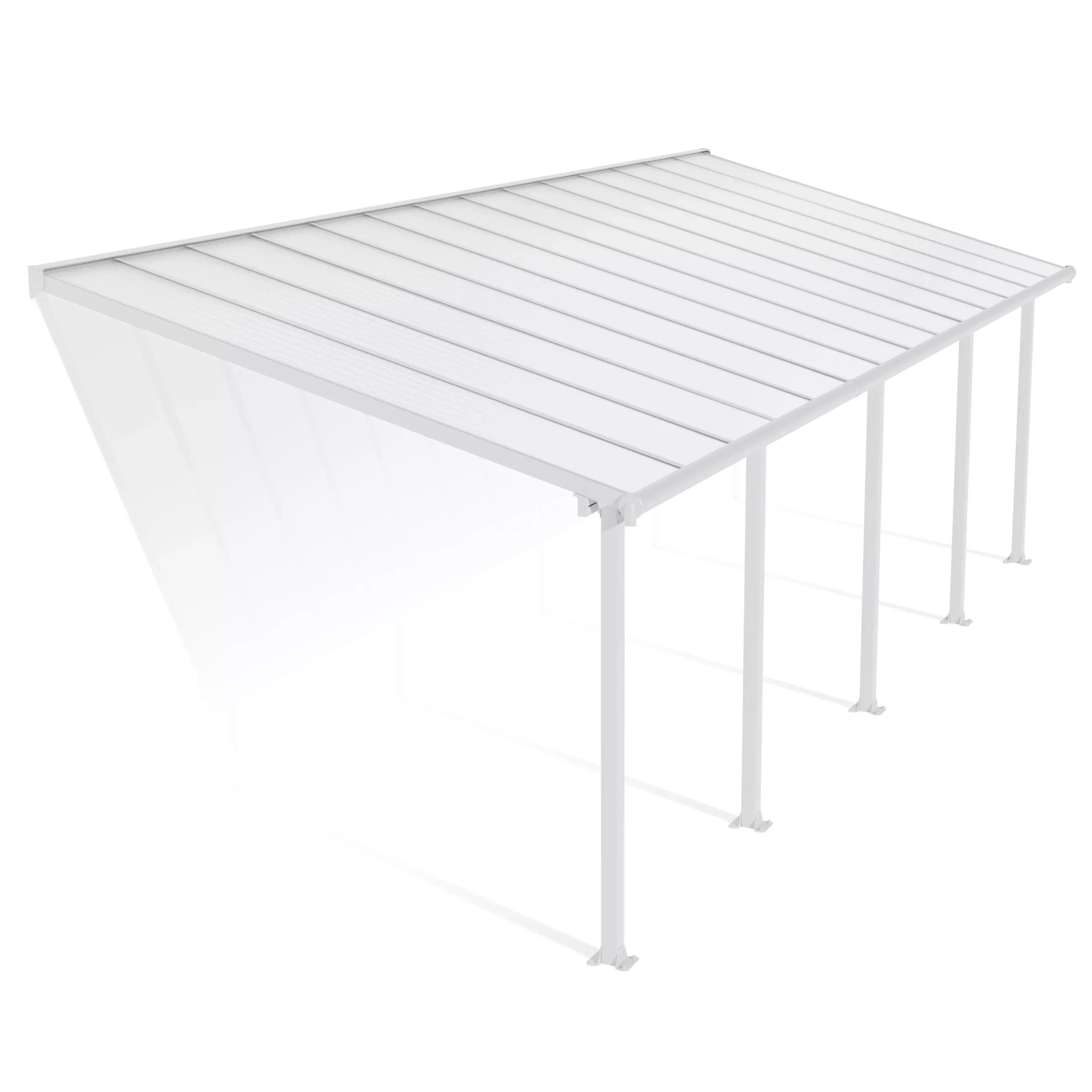 Palram - Canopia Olympia White Non-retractable Awning, (L)8.6m (H)3.05m (W)2.95m 2 Palram - Canopia Olympia White Non-retractable Awning, (L)8.6m (H)3.05m (W)2.95m - Image 2