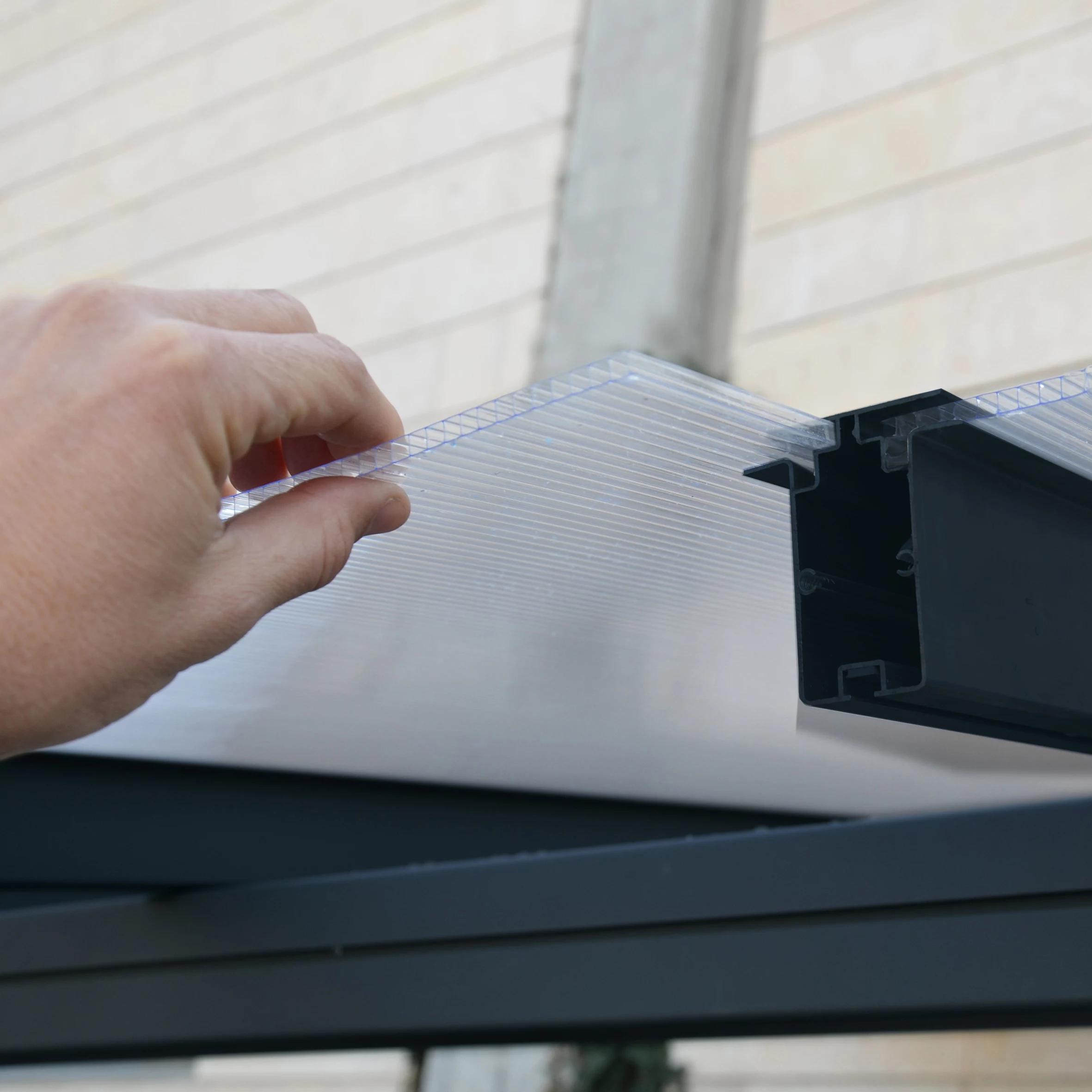 Palram - Canopia Sierra Grey Non-retractable Awning, (L)4.48m (H)3m (W)2.28m 2 Palram - Canopia Sierra Grey Non-retractable Awning, (L)4.48m (H)3m (W)2.28m - Image 2