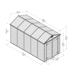 Palram - Canopia Skylight 6x12 Apex Dark Grey Plastic Shed With Floor 7 Palram - Canopia Skylight 6x12 Apex Dark Grey Plastic Shed With Floor -Plant Garden World palram canopia skylight 6x12 apex dark grey plastic shed with floor7290103123697 01t BQ