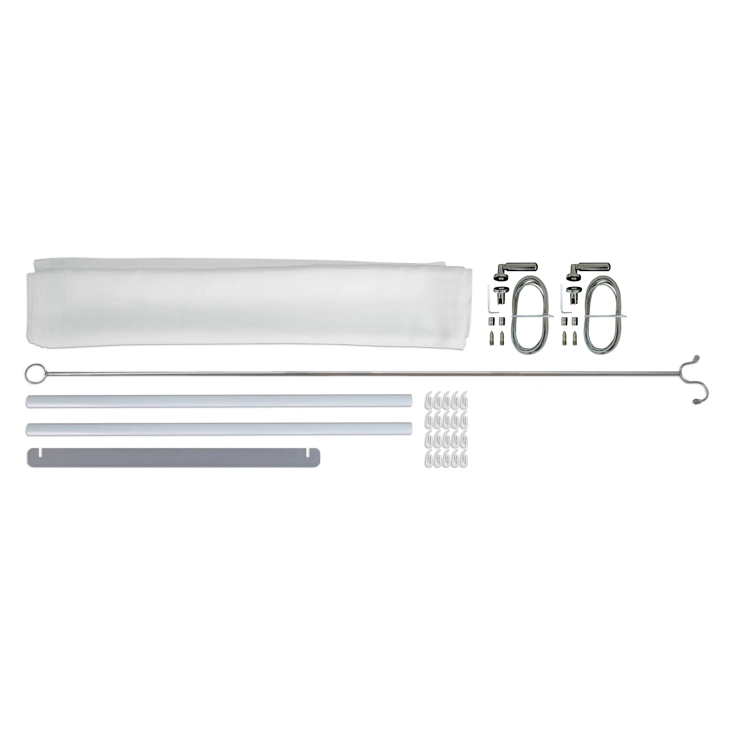 Palram - Canopia White Patio Cover Roof Blind 1 Palram - Canopia White Patio Cover Roof Blind