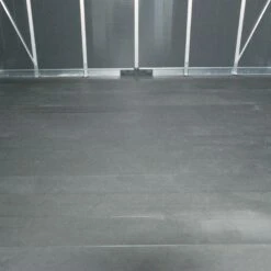 Palram - Canopia Yukon With Floor 11x9 Apex Dark Grey Plastic Shed With Floor -Plant Garden World palram canopia yukon with floor 11x9 apex dark grey plastic shed with floor7290108137309 36c BQ