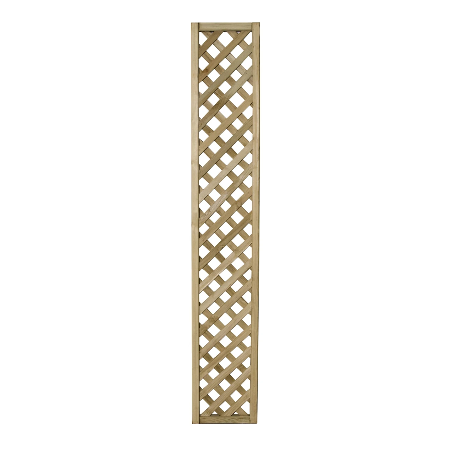 Pine Trellis Panel, Pack Of 4 (W)30cm X (H)180cm 1 Pine Trellis Panel, Pack Of 4 (W)30cm X (H)180cm