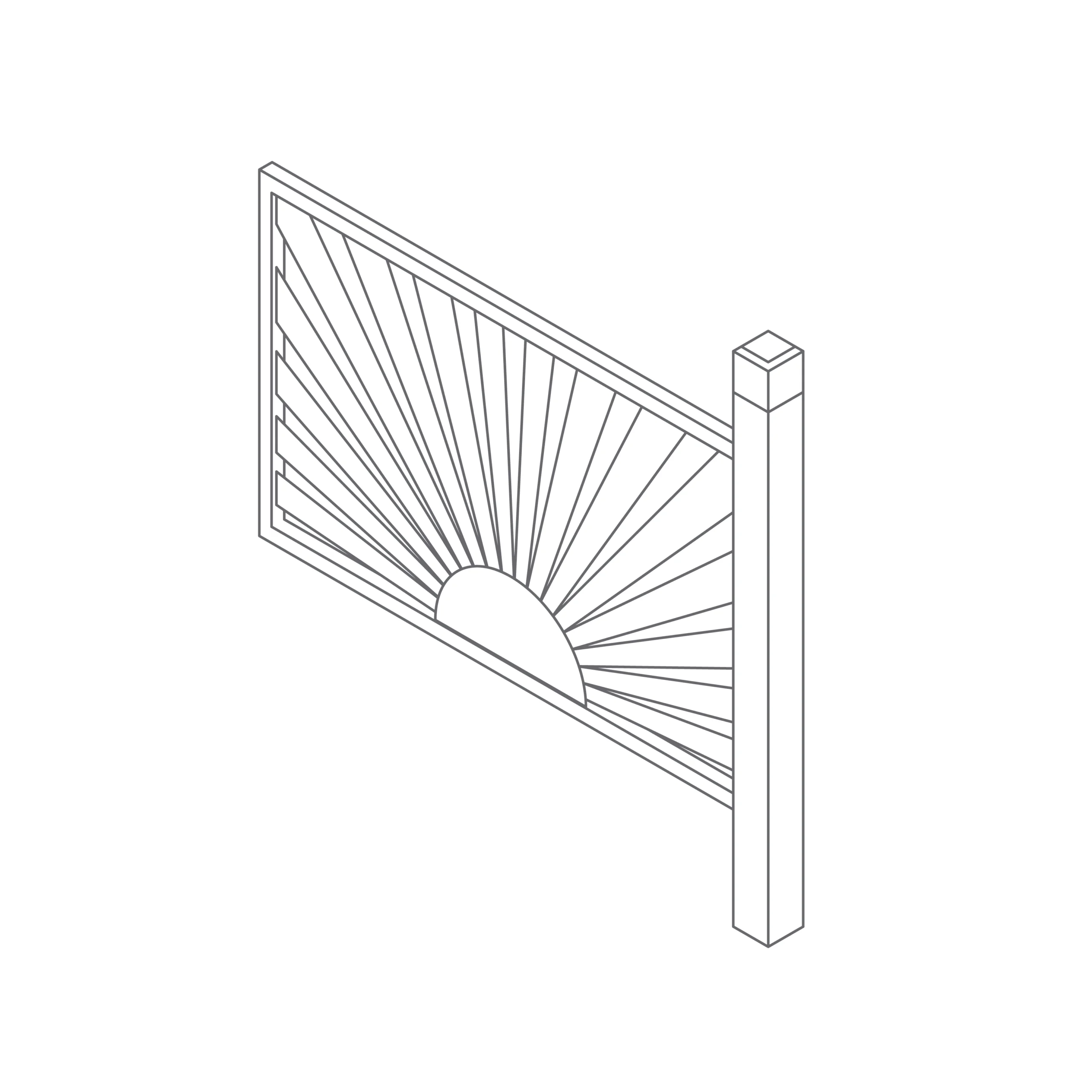 Richard Burbidge Sunburst Softwood Decking Running Kit 2 Richard Burbidge Sunburst Softwood Decking Running Kit - Image 2