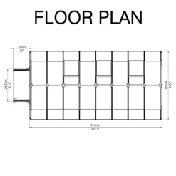 Rion Grand Gardner Green 8x16 Greenhouse 15 Rion Grand Gardner Green 8x16 Greenhouse -Plant Garden World rion grand gardner green 8x16 greenhouse7290103121594 02t