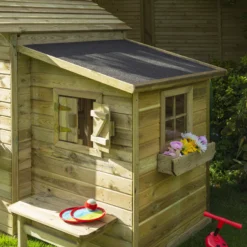 Rowlinson Clubhouse Apex Shiplap Playhouse -Plant Garden World rowlinson clubhouse apex shiplap playhouse5013856200543 03i BQ