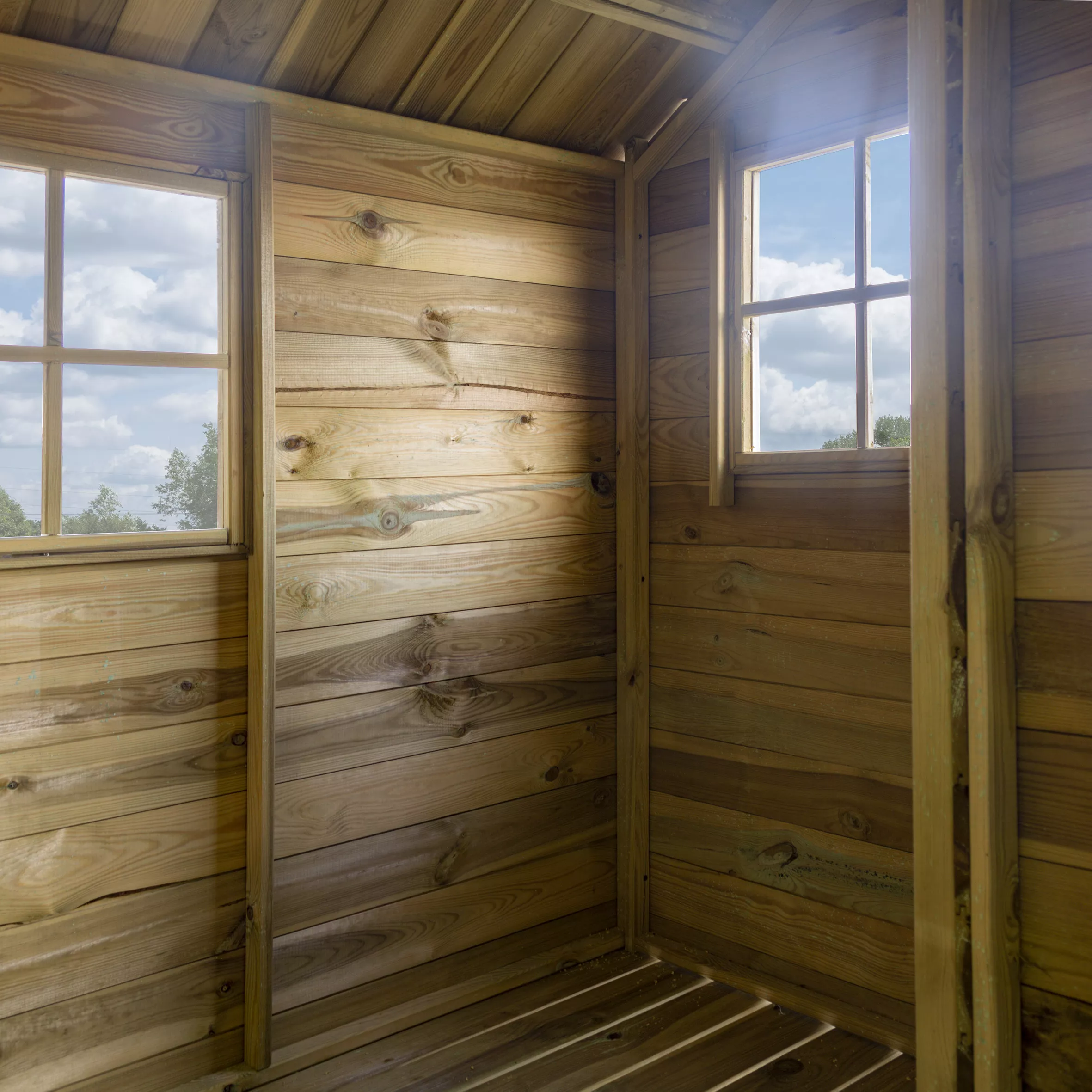 Rowlinson High View Hideaway Apex Shiplap Playhouse 7 Rowlinson High View Hideaway Apex Shiplap Playhouse - Image 7