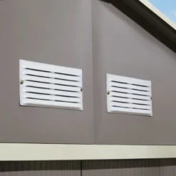 Rowlinson Trentvale 10x8 Apex Light Grey Metal Shed 16 Rowlinson Trentvale 10x8 Apex Light Grey Metal Shed -Plant Garden World rowlinson trentvale 10x8 apex light grey metal shed5013856206231 36c bq