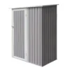 Rowlinson Trentvale 5x3 Pent Light Grey Metal Shed