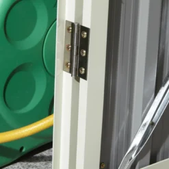 Rowlinson Trentvale 5x3 Pent Light Grey Metal Shed -Plant Garden World rowlinson trentvale 5x3 pent light grey metal shed5013856206330 38c bq