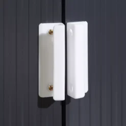 Rowlinson Trentvale 6x4 Apex Dark Grey Metal Shed -Plant Garden World rowlinson trentvale 6x4 apex dark grey metal shed5013856206309 40c bq