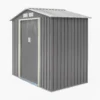 Rowlinson Trentvale 6x4 Apex Light Grey Metal Shed