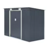 Rowlinson Trentvale 8x4 Pent Dark Grey Metal Shed
